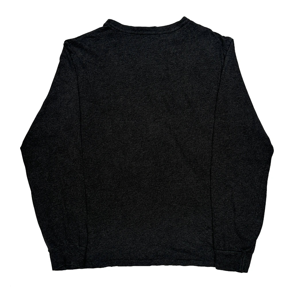 Polo By Ralph Lauren Long Sleeve T-Shirt - Medium Grey Cotton - Image 2