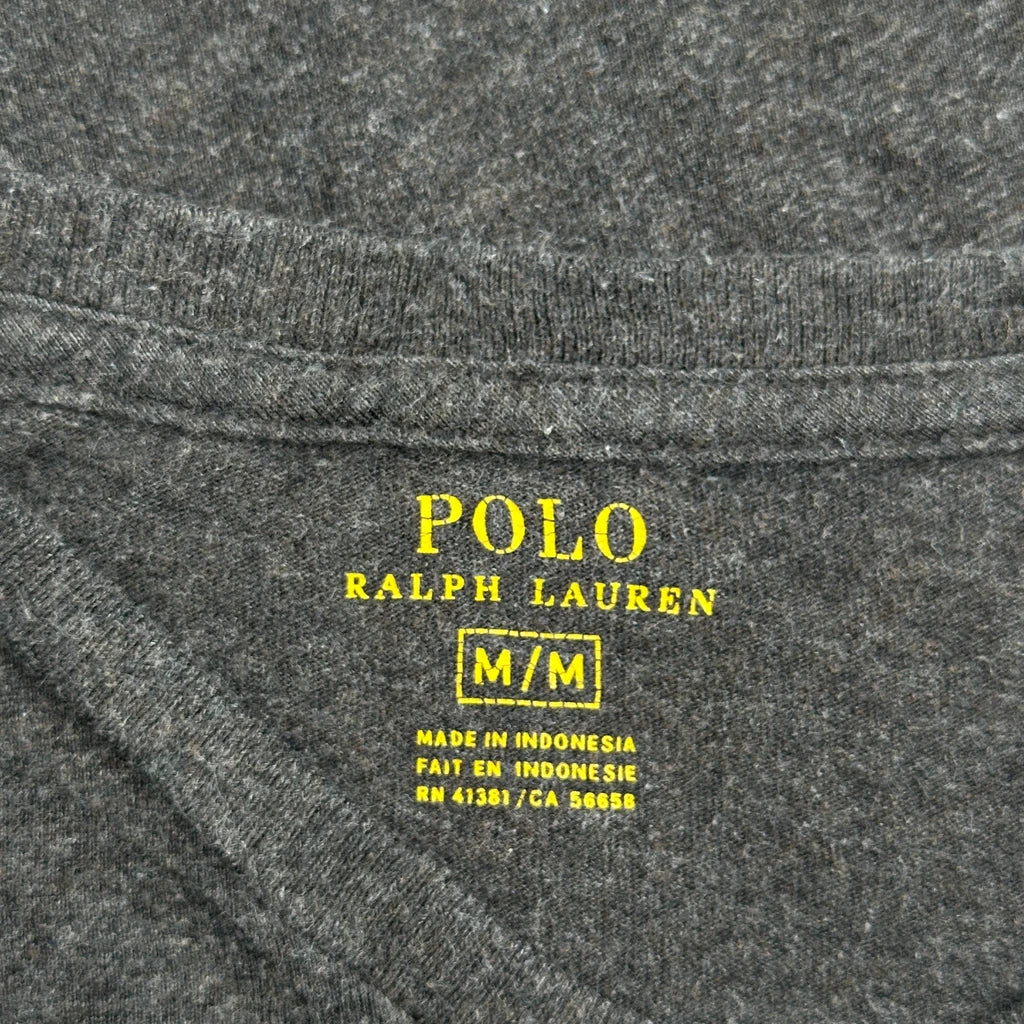 Polo By Ralph Lauren Long Sleeve T-Shirt - Medium Grey Cotton - Image 3