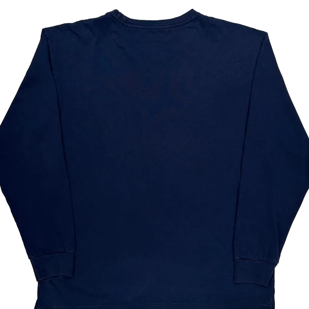 Polo By Ralph Lauren Long Sleeve T-Shirt - Large Navy Cotton - Image 7