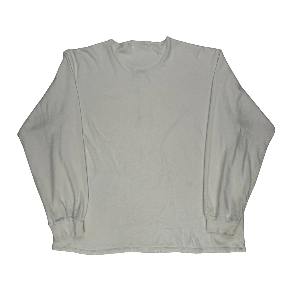 Polo By Ralph Lauren Long Sleeve T-Shirt - XL White Cotton - Image 2