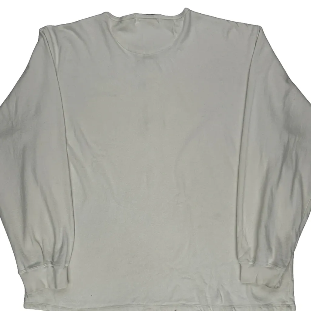 Polo By Ralph Lauren Long Sleeve T-Shirt - XL White Cotton - Image 6