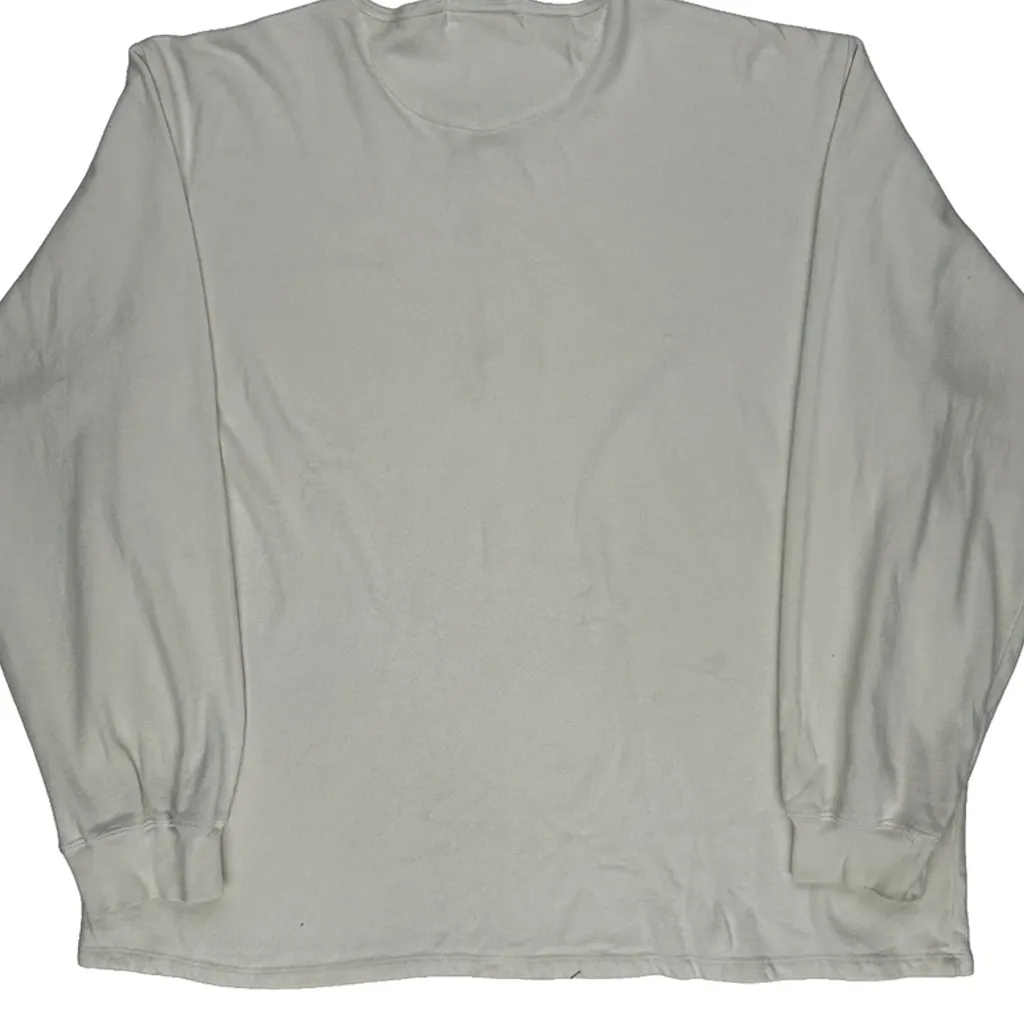 Polo By Ralph Lauren Long Sleeve T-Shirt - XL White Cotton - Image 7