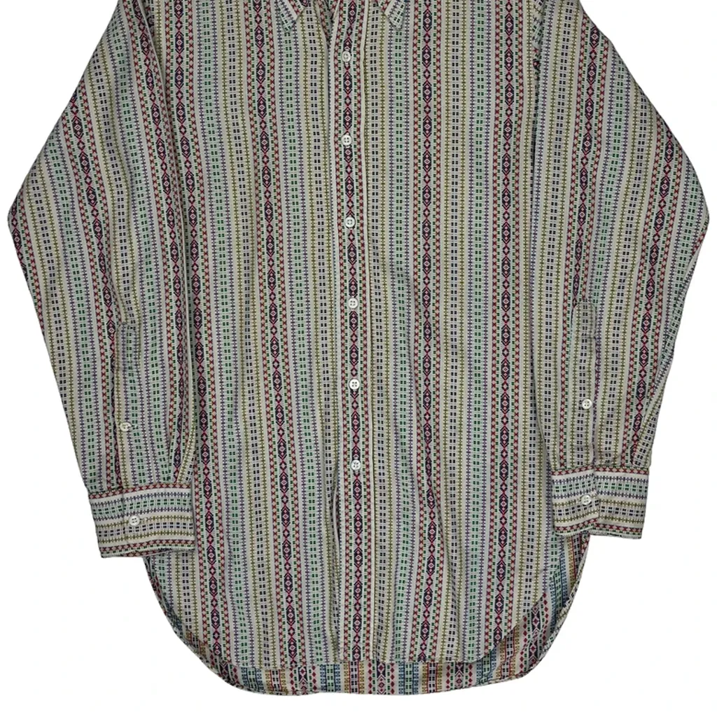 Polo By Ralph Lauren Striped Patterned Shirt - Small Multicoloured Cotton - Image 5