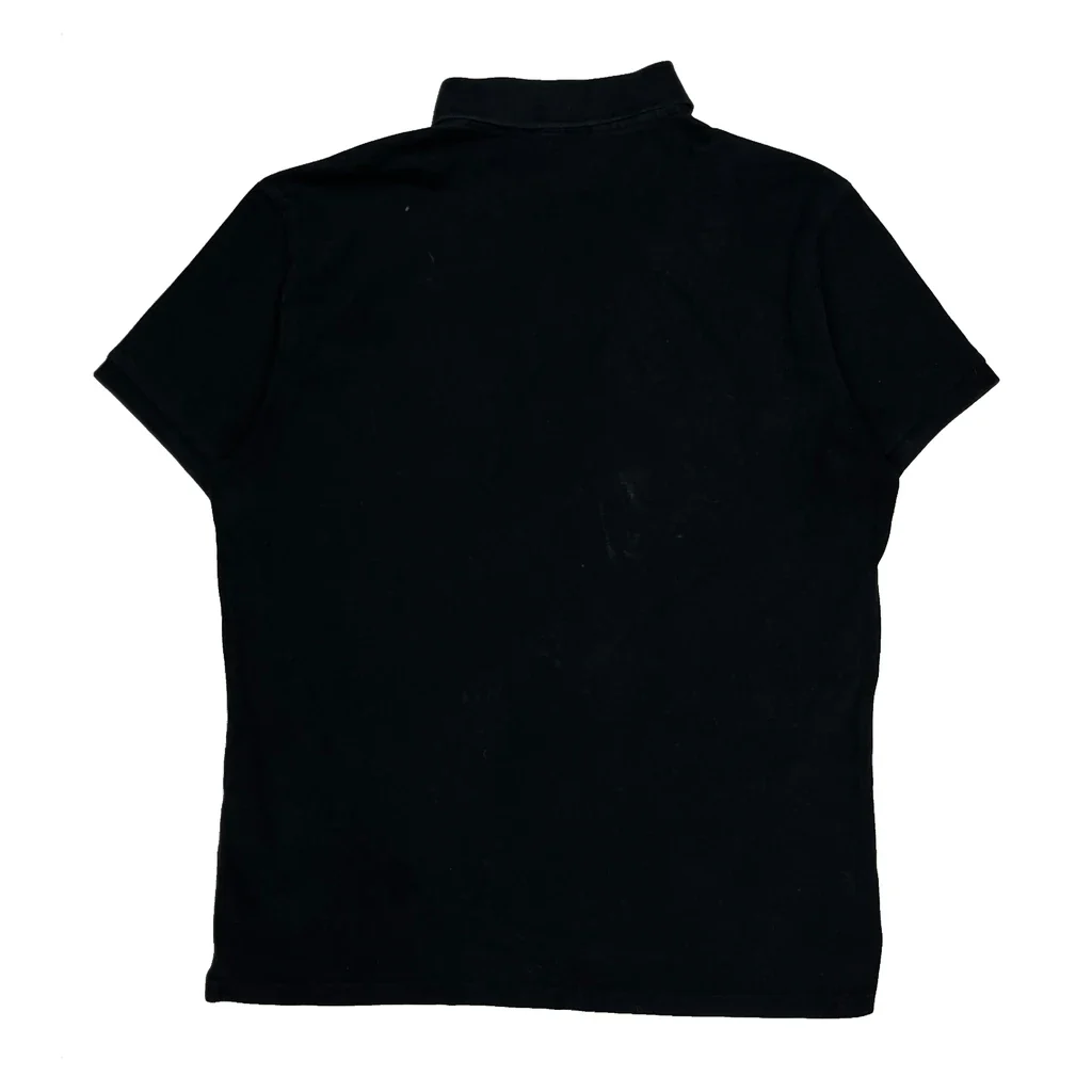 Polo By Ralph Lauren Slim Fit Polo Shirt - Large Black Cotton - Image 2