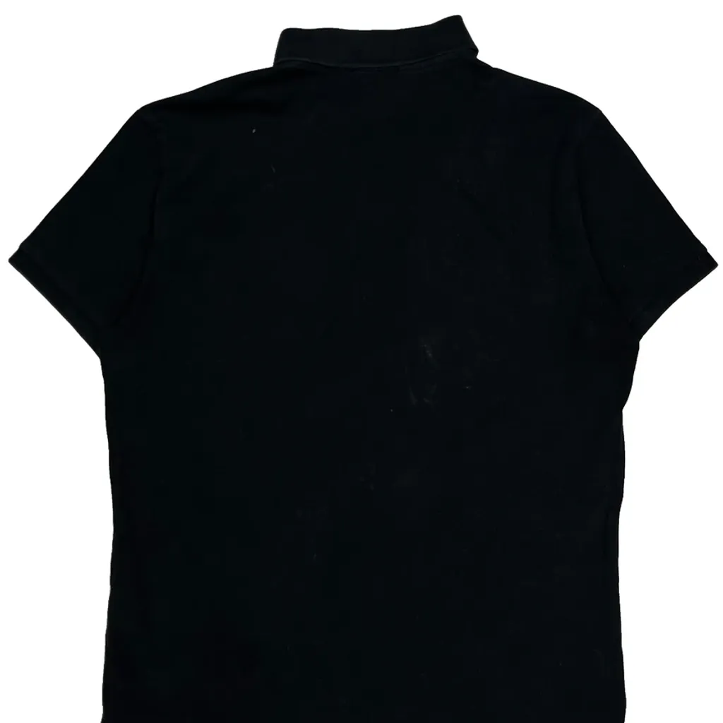 Polo By Ralph Lauren Slim Fit Polo Shirt - Large Black Cotton - Image 6