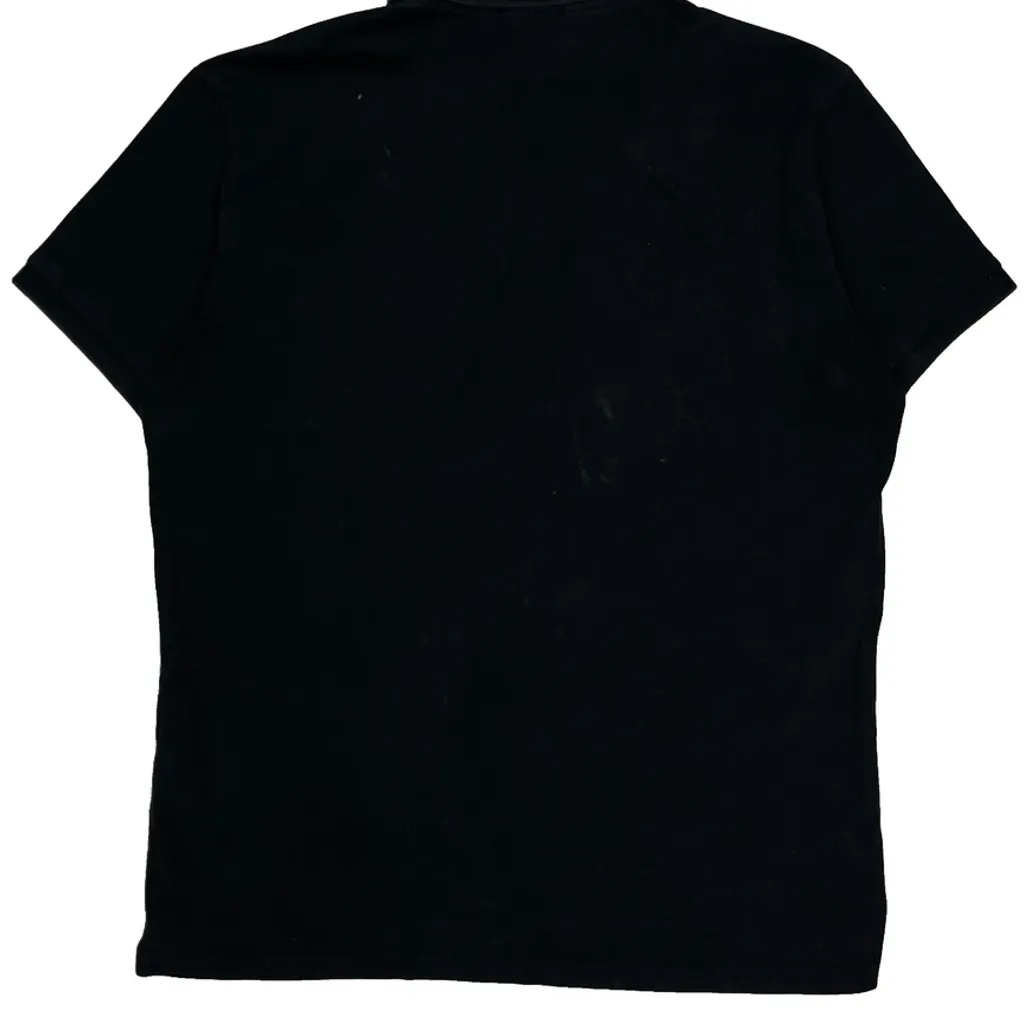 Polo By Ralph Lauren Slim Fit Polo Shirt - Large Black Cotton - Image 7