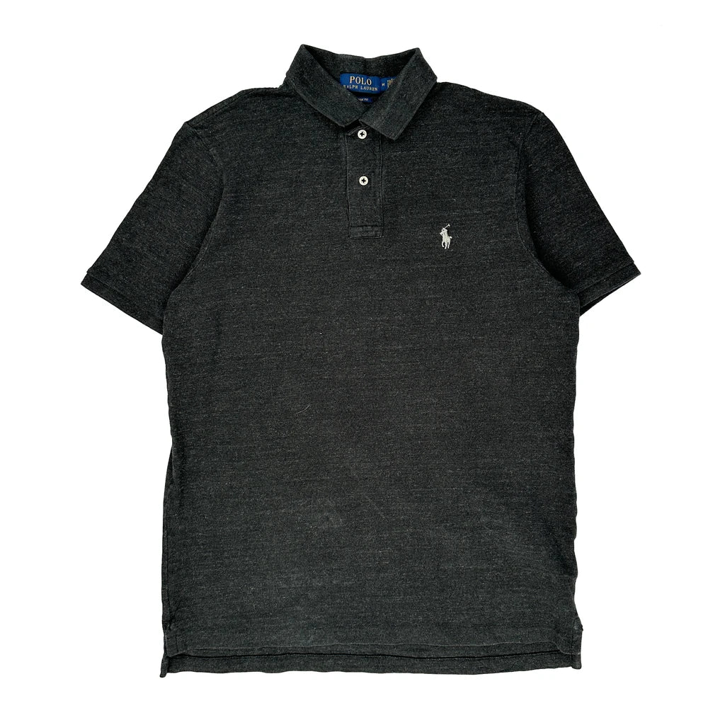 Polo By Ralph Lauren Polo Shirt - Medium Black Cotton