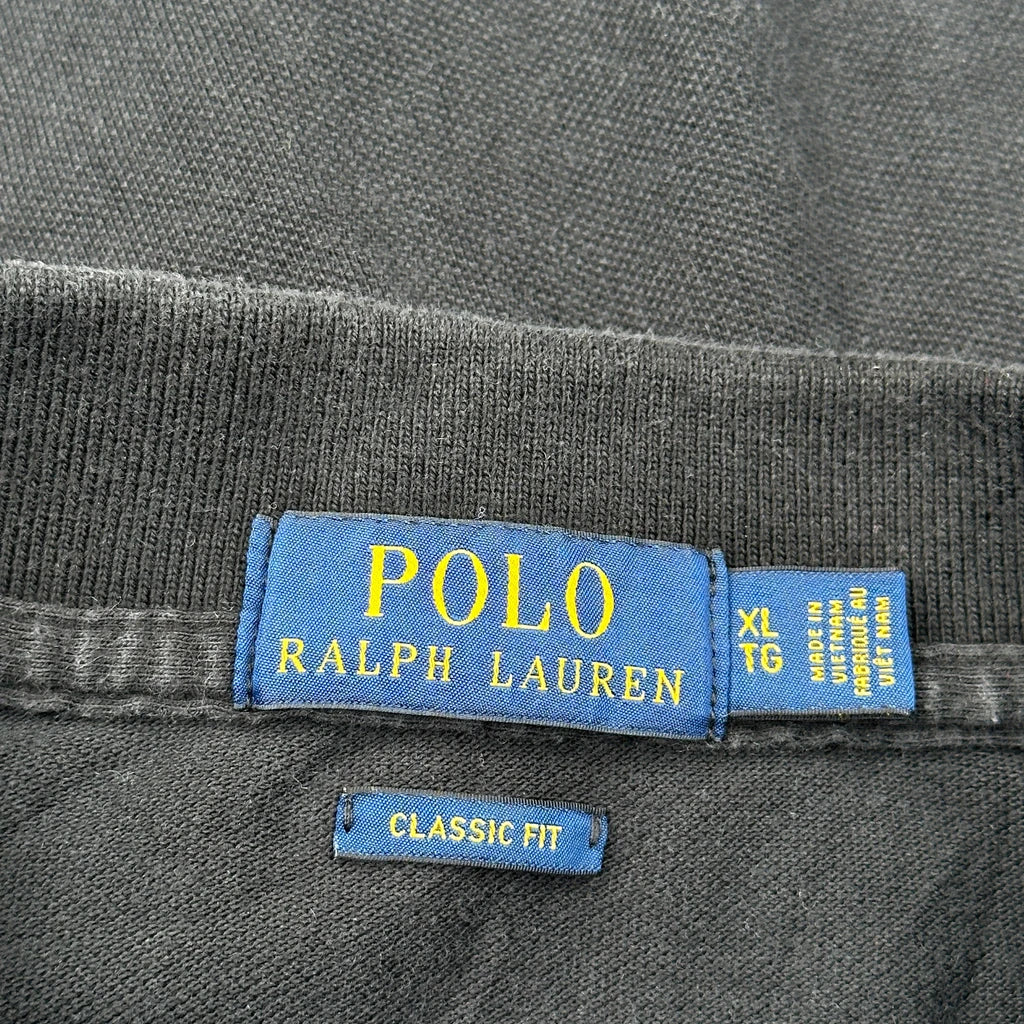 Polo By Ralph Lauren Polo Shirt - XL Black Cotton - Image 3