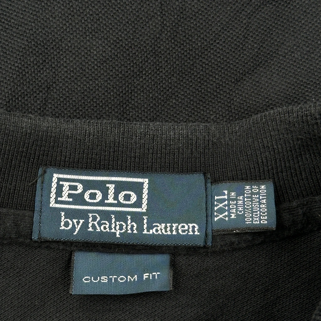 Polo By Ralph Lauren Polo Shirt - 2XL Black Cotton - Image 3