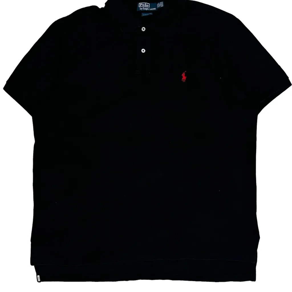 Polo By Ralph Lauren Polo Shirt - 2XL Black Cotton - Image 4