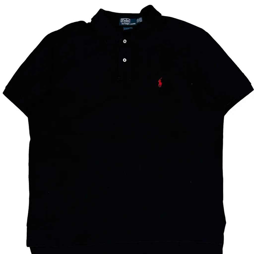 Polo By Ralph Lauren Polo Shirt - 2XL Black Cotton - Image 5