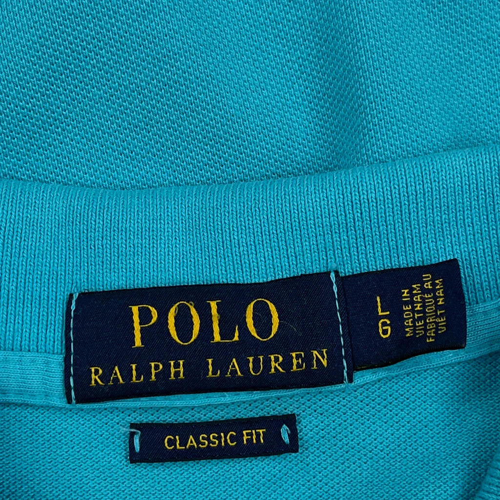 Polo By Ralph Lauren Polo Shirt - Large Blue Cotton - Image 3