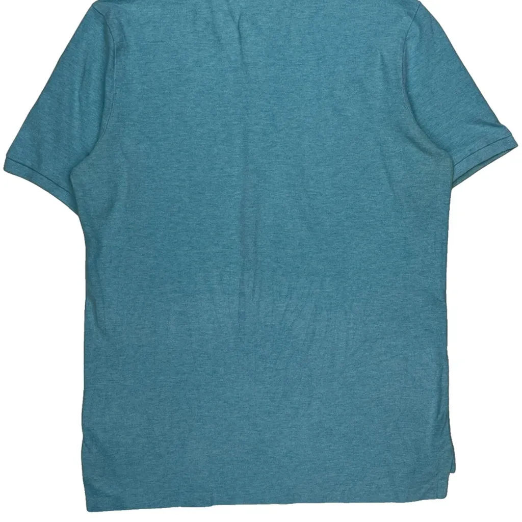 Polo By Ralph Lauren Polo Shirt - Medium Blue Cotton - Image 7