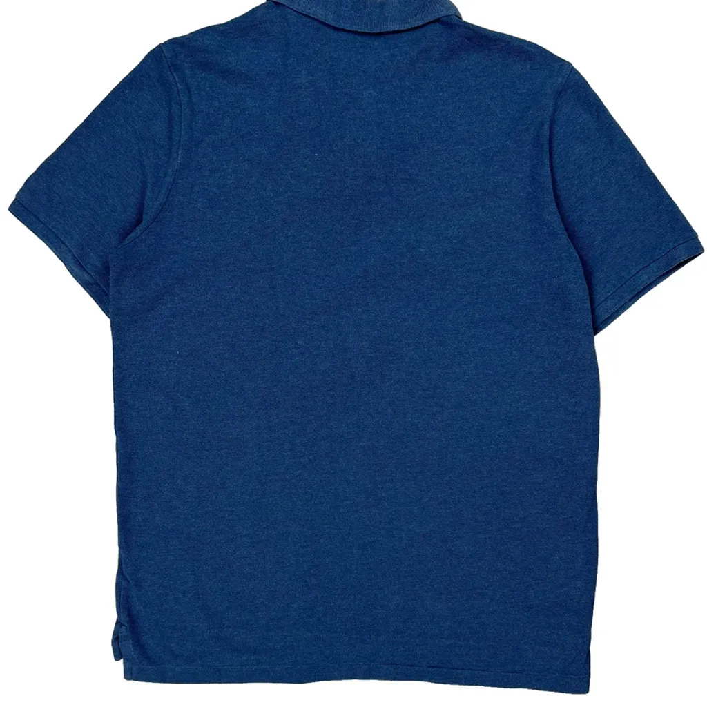 Polo By Ralph Lauren Polo Shirt - Medium Blue Cotton - Image 6