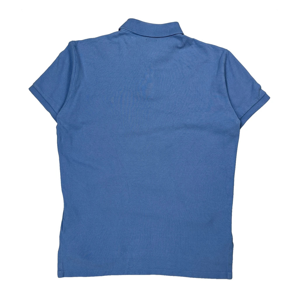 Polo By Ralph Lauren Polo Shirt - Medium Blue Cotton - Image 2