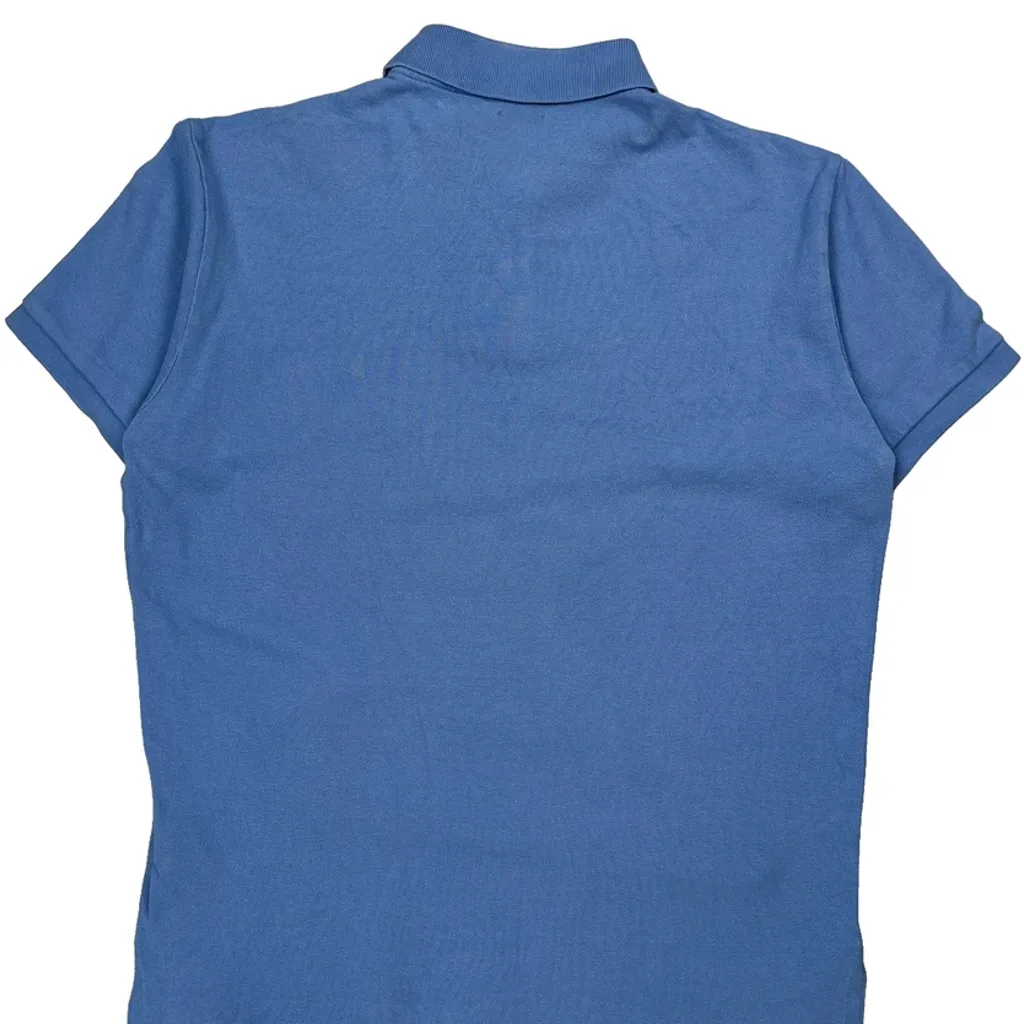 Polo By Ralph Lauren Polo Shirt - Medium Blue Cotton - Image 7