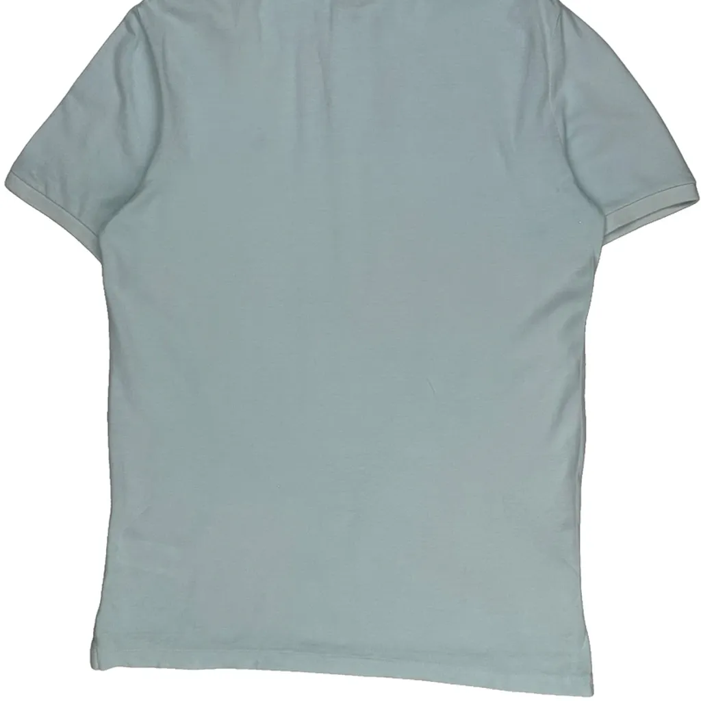 Polo By Ralph Lauren Polo Shirt - Medium Blue Cotton - Image 6