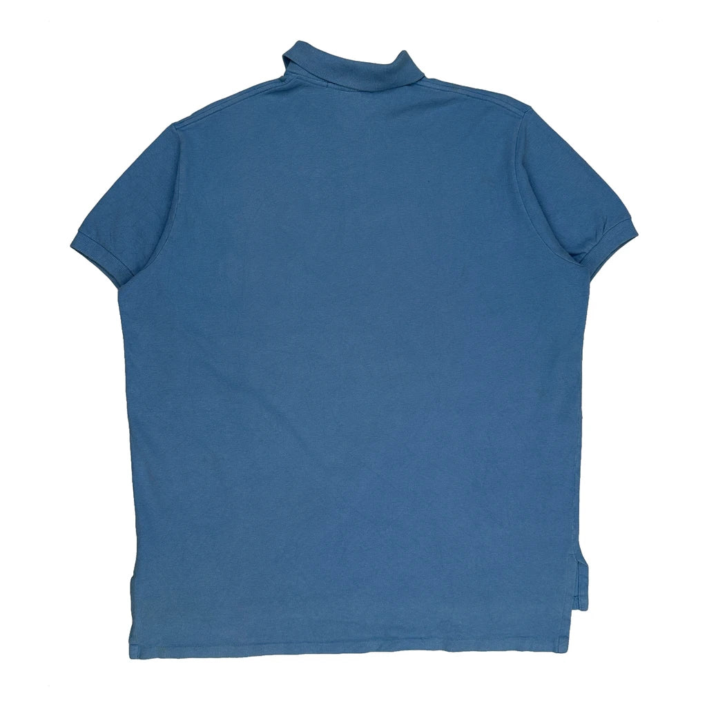 Polo By Ralph Lauren Polo Shirt - Small Blue Cotton - Image 2