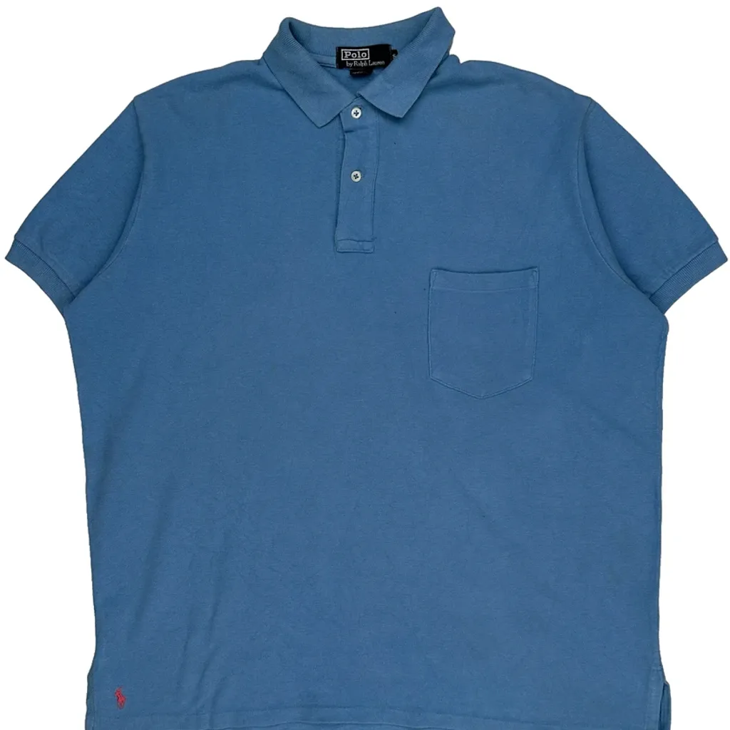Polo By Ralph Lauren Polo Shirt - Small Blue Cotton - Image 4