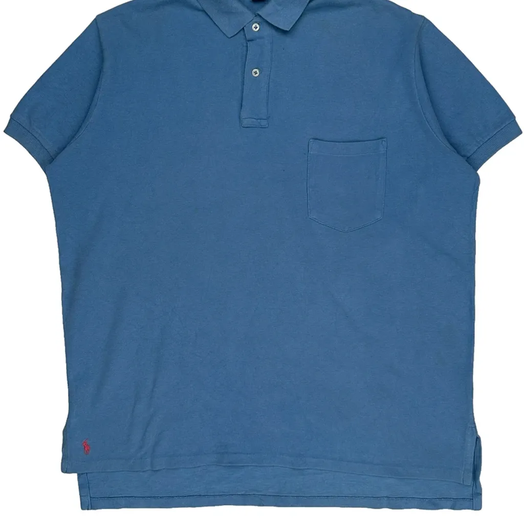 Polo By Ralph Lauren Polo Shirt - Small Blue Cotton - Image 5