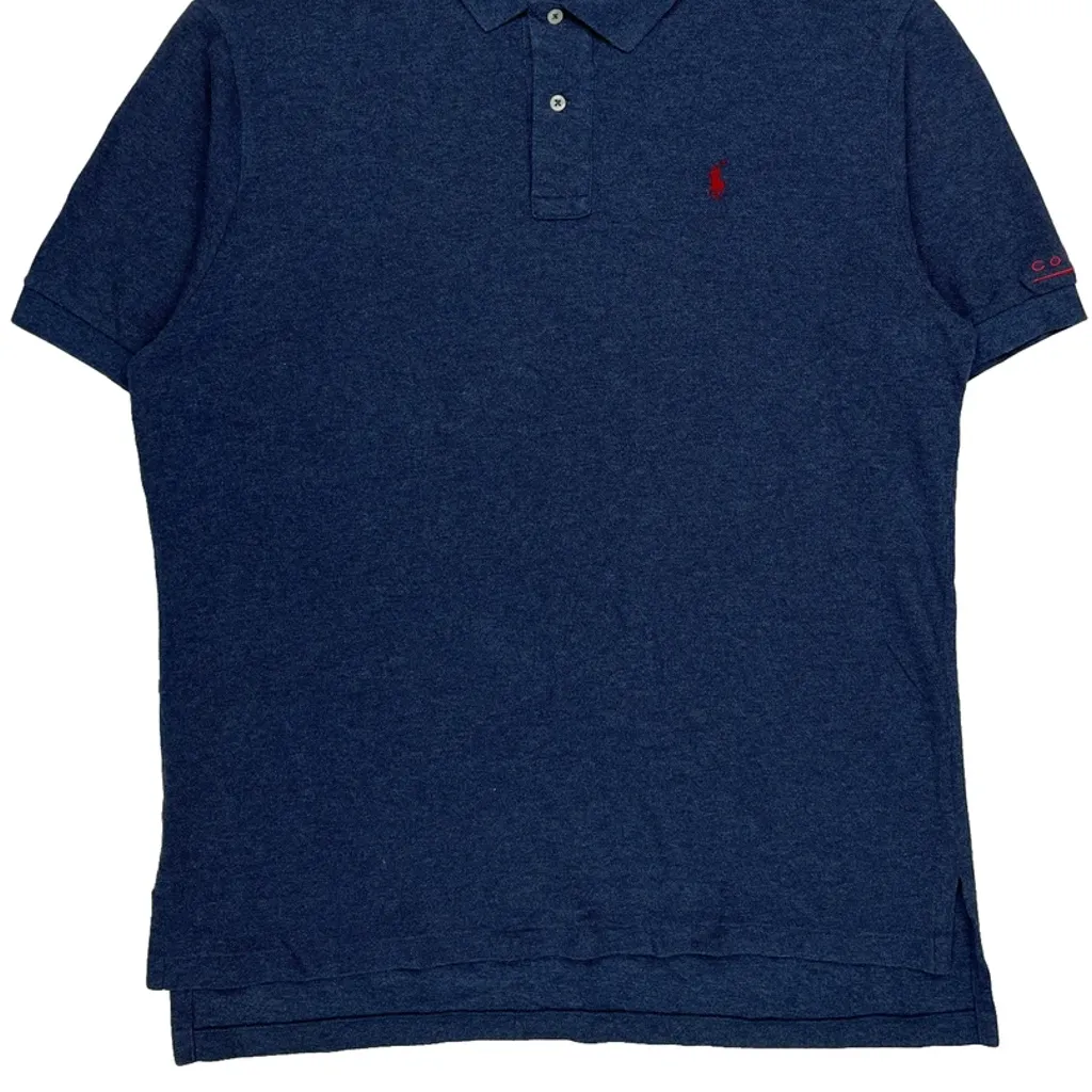 Polo By Ralph Lauren Polo Shirt - XL Blue Cotton - Image 5