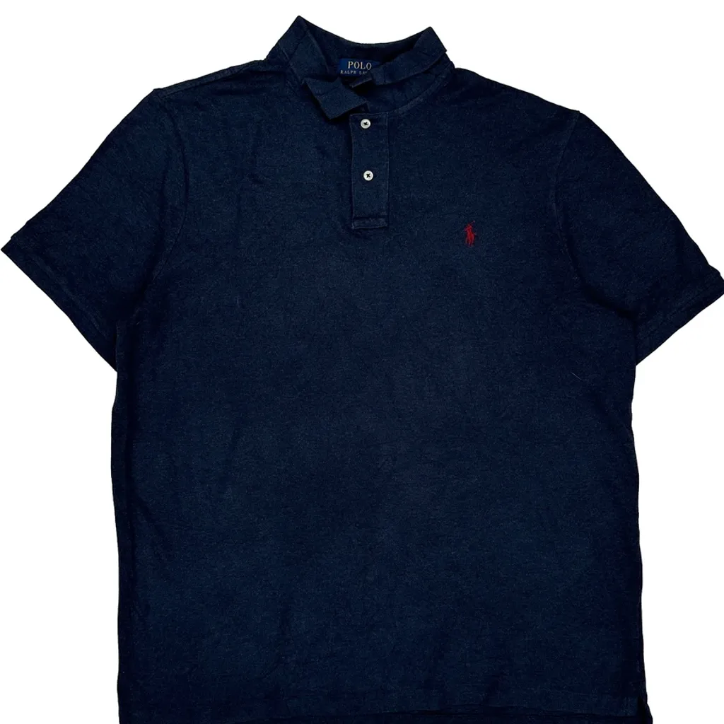 Polo By Ralph Lauren Polo Shirt - XL Blue Cotton - Image 6
