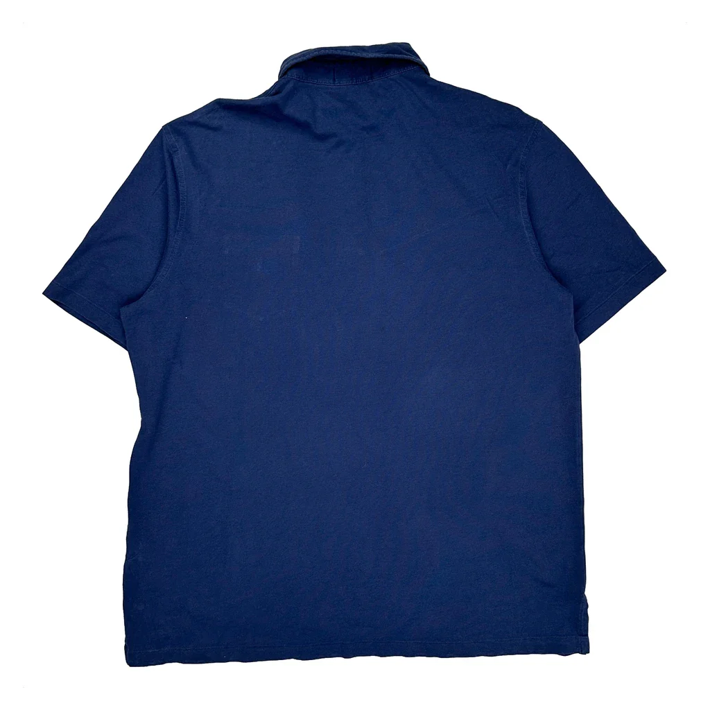 Polo By Ralph Lauren Polo Shirt - XL Blue Cotton - Image 2
