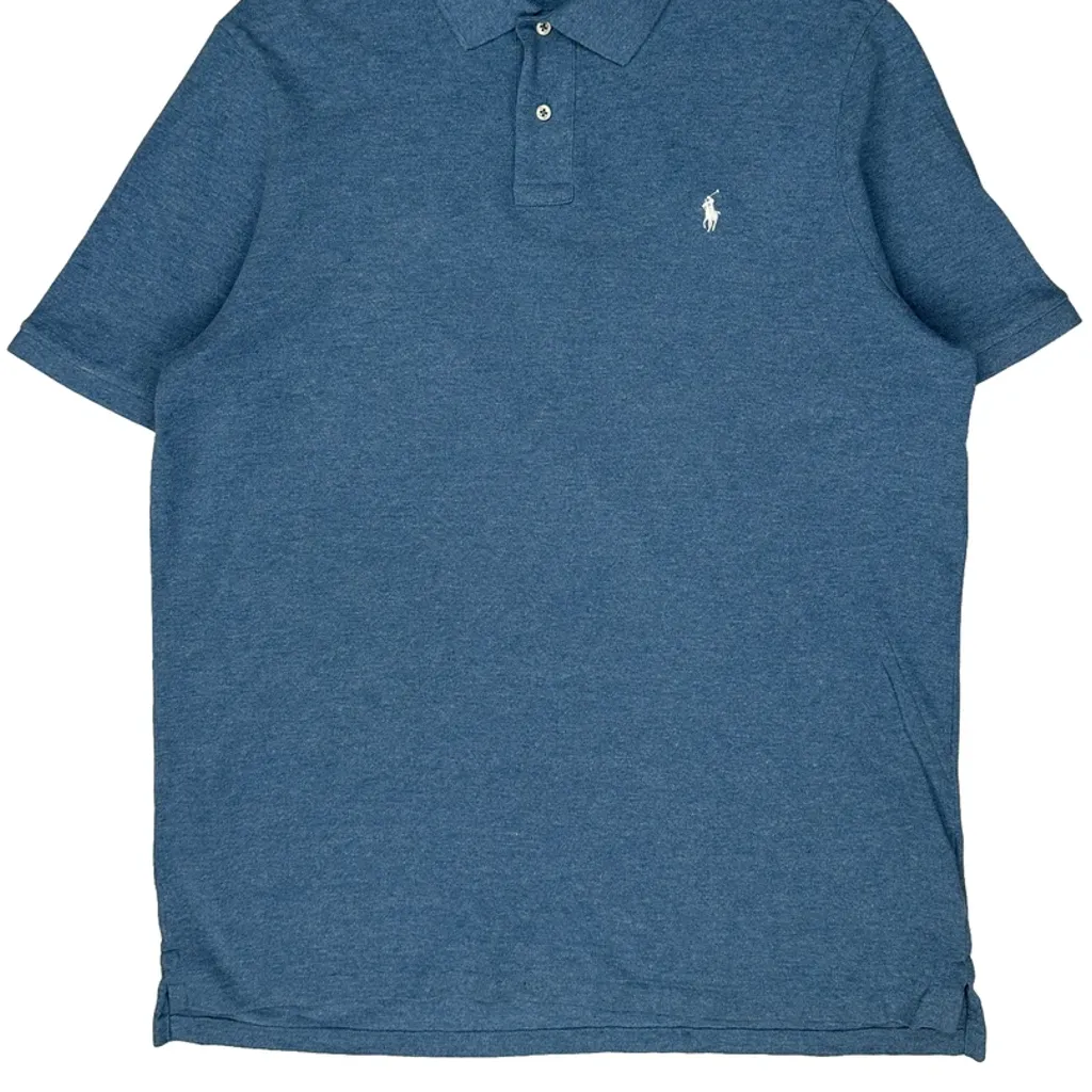 Polo By Ralph Lauren Polo Shirt - XL Blue Cotton - Image 4