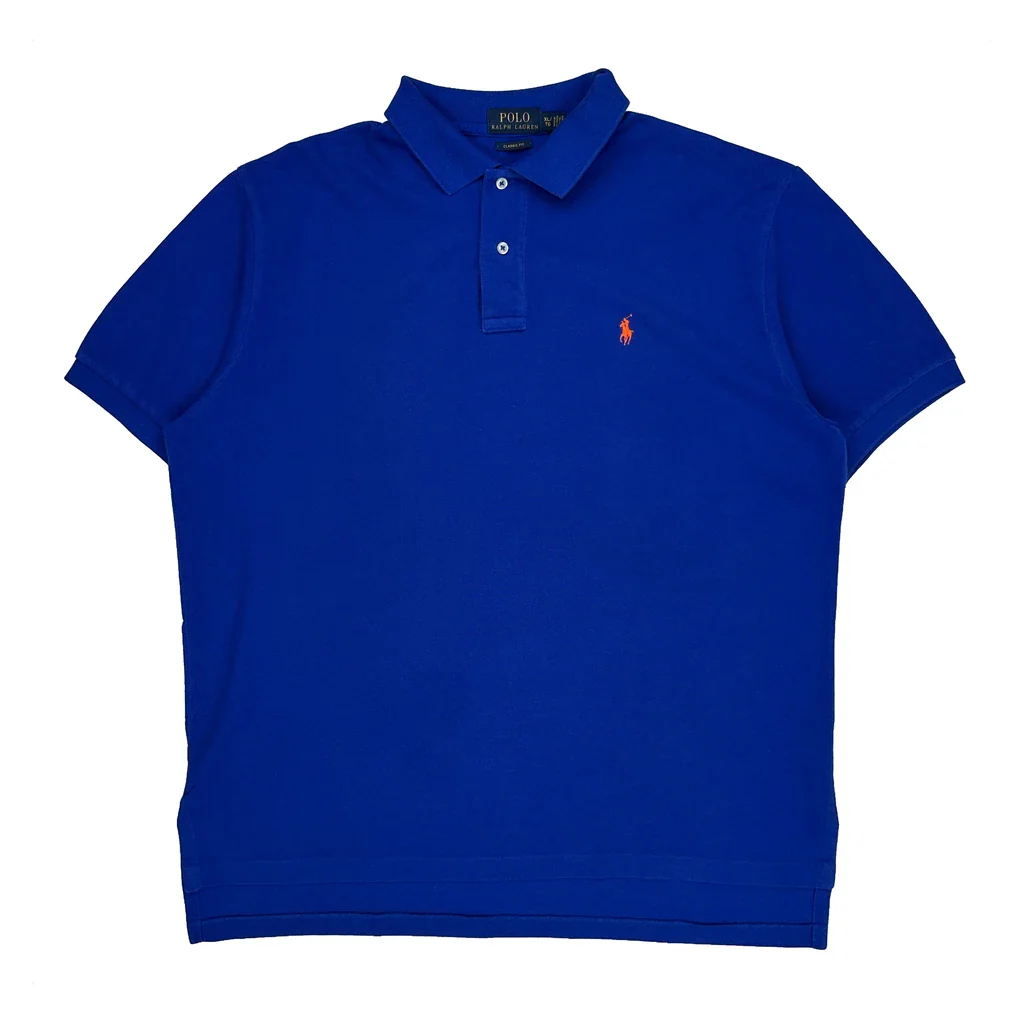Polo By Ralph Lauren Polo Shirt - XL Blue Cotton
