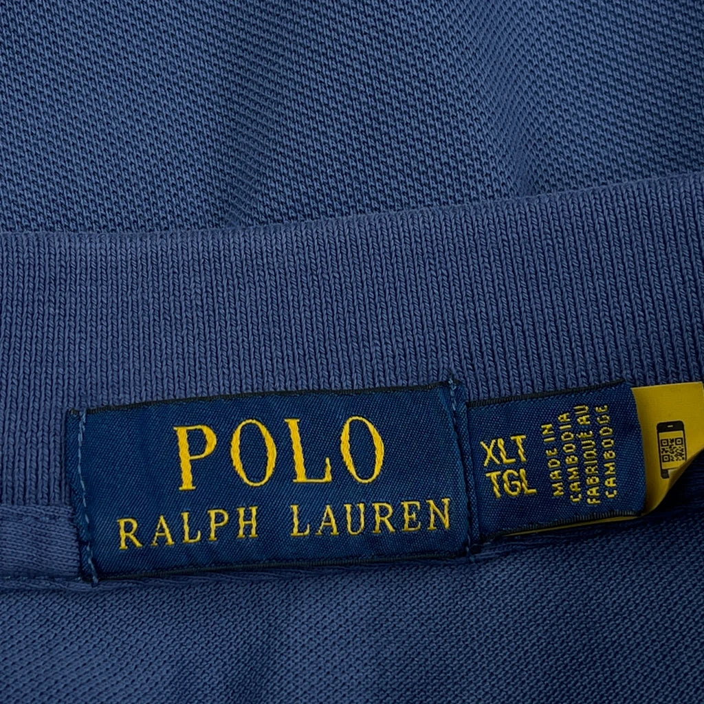 Polo By Ralph Lauren Polo Shirt - XL Blue Cotton - Image 3