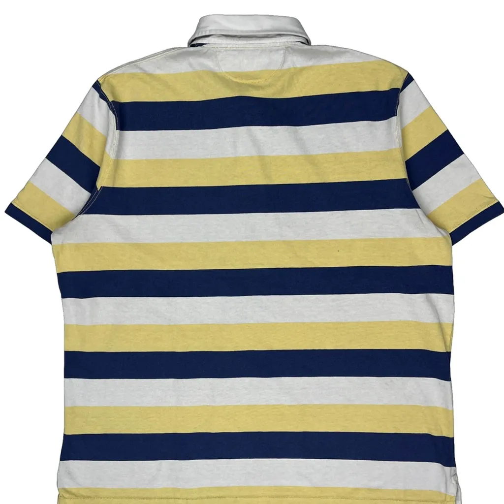 Polo By Ralph Lauren Striped Polo Shirt - 2XL Blue Cotton - Image 6
