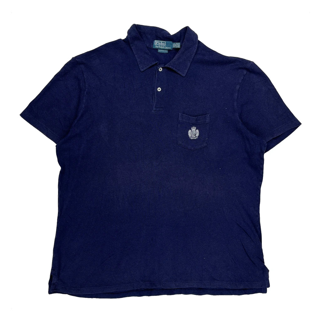 Polo By Ralph Lauren Polo Shirt - 2XL Blue Cotton