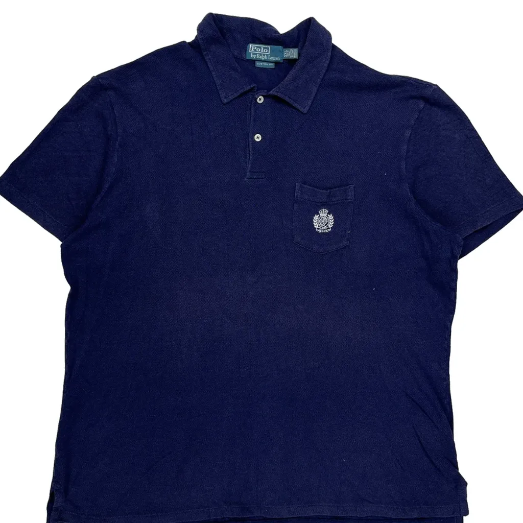 Polo By Ralph Lauren Polo Shirt - 2XL Blue Cotton - Image 4