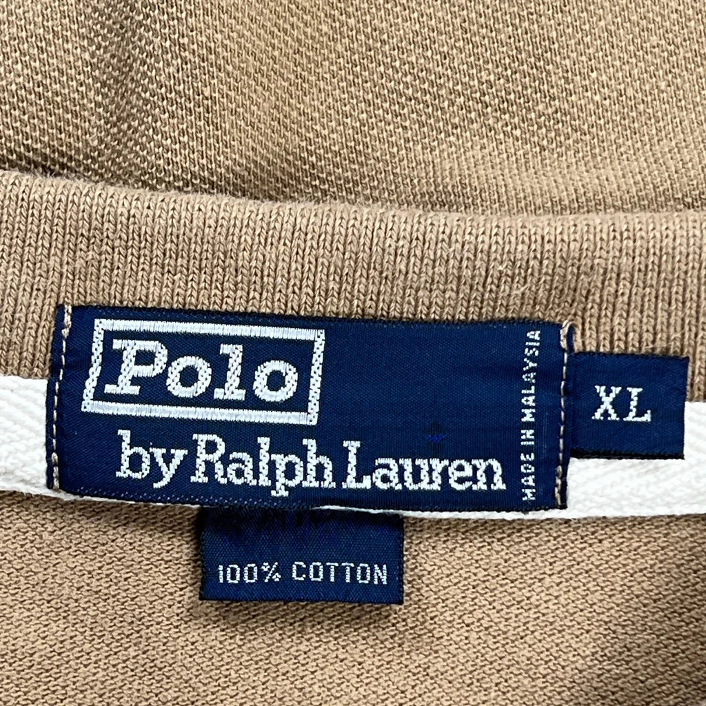 Polo By Ralph Lauren Polo Shirt - XL Brown Cotton - Image 3