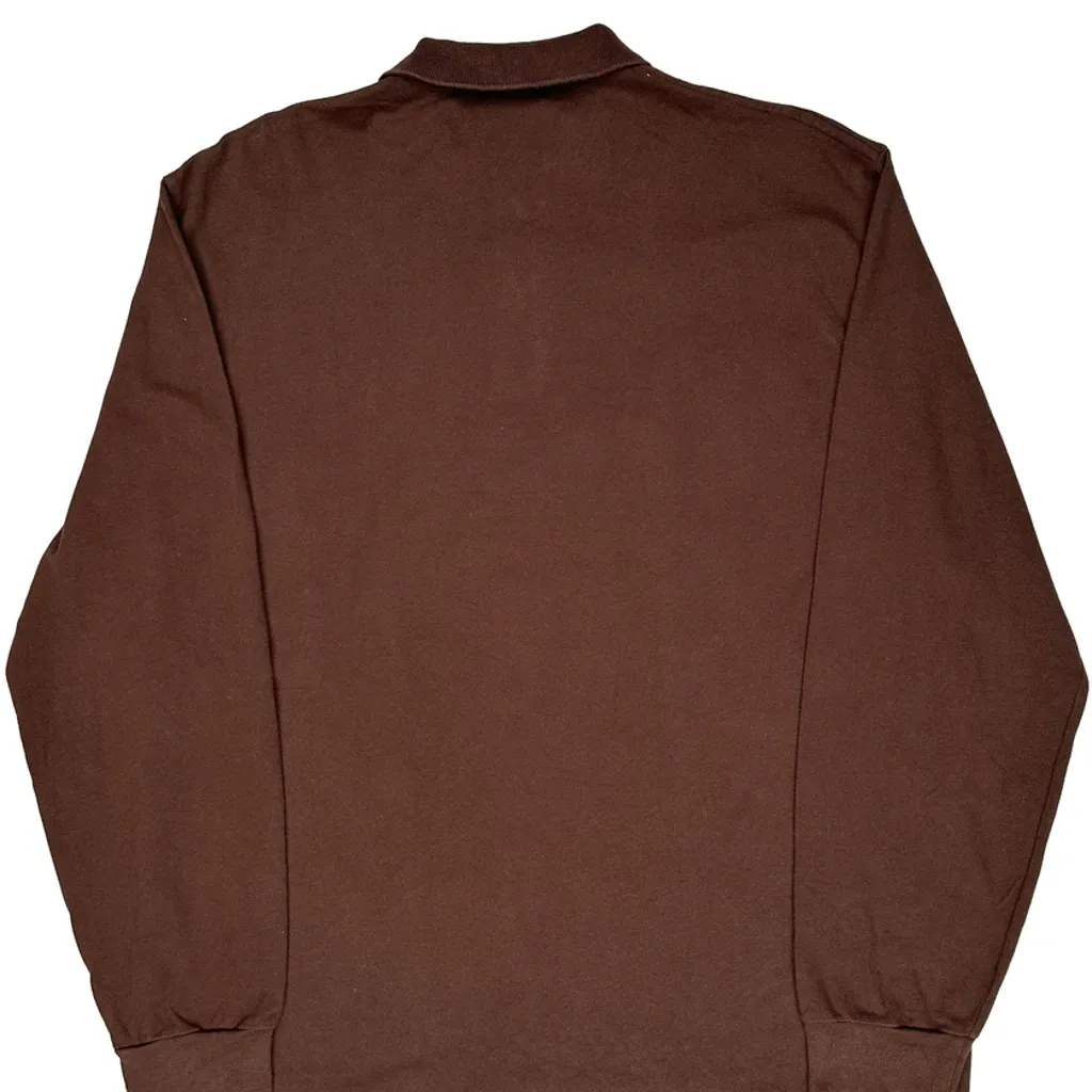 Polo By Ralph Lauren Polo Shirt - XL Brown Cotton - Image 7