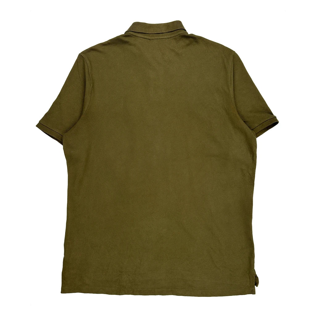 Polo By Ralph Lauren Polo Shirt - Large Green Cotton - Image 2