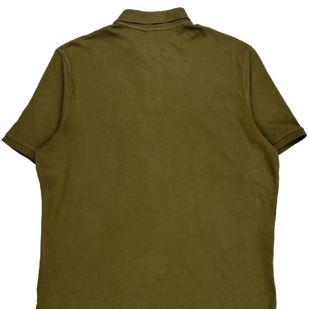 Polo By Ralph Lauren Polo Shirt - Large Green Cotton - Image 7