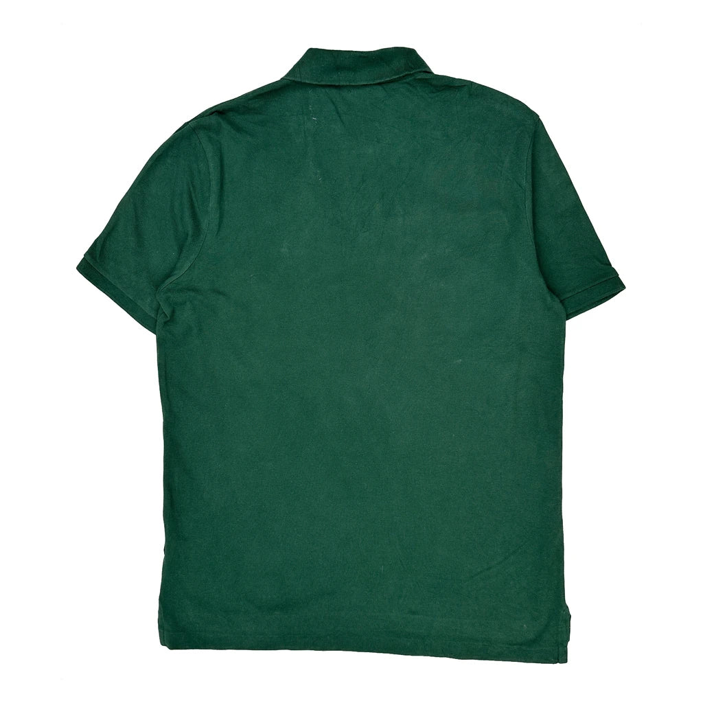 Polo By Ralph Lauren Polo Shirt - Medium Green Cotton - Image 2