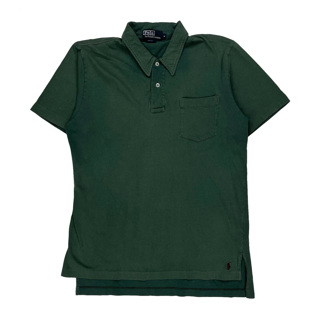Polo By Ralph Lauren Polo Shirt - Medium Green Cotton