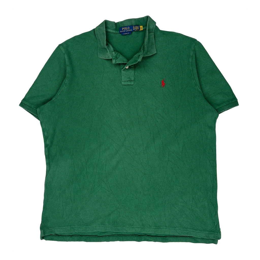 Polo By Ralph Lauren Polo Shirt - XL Green Cotton
