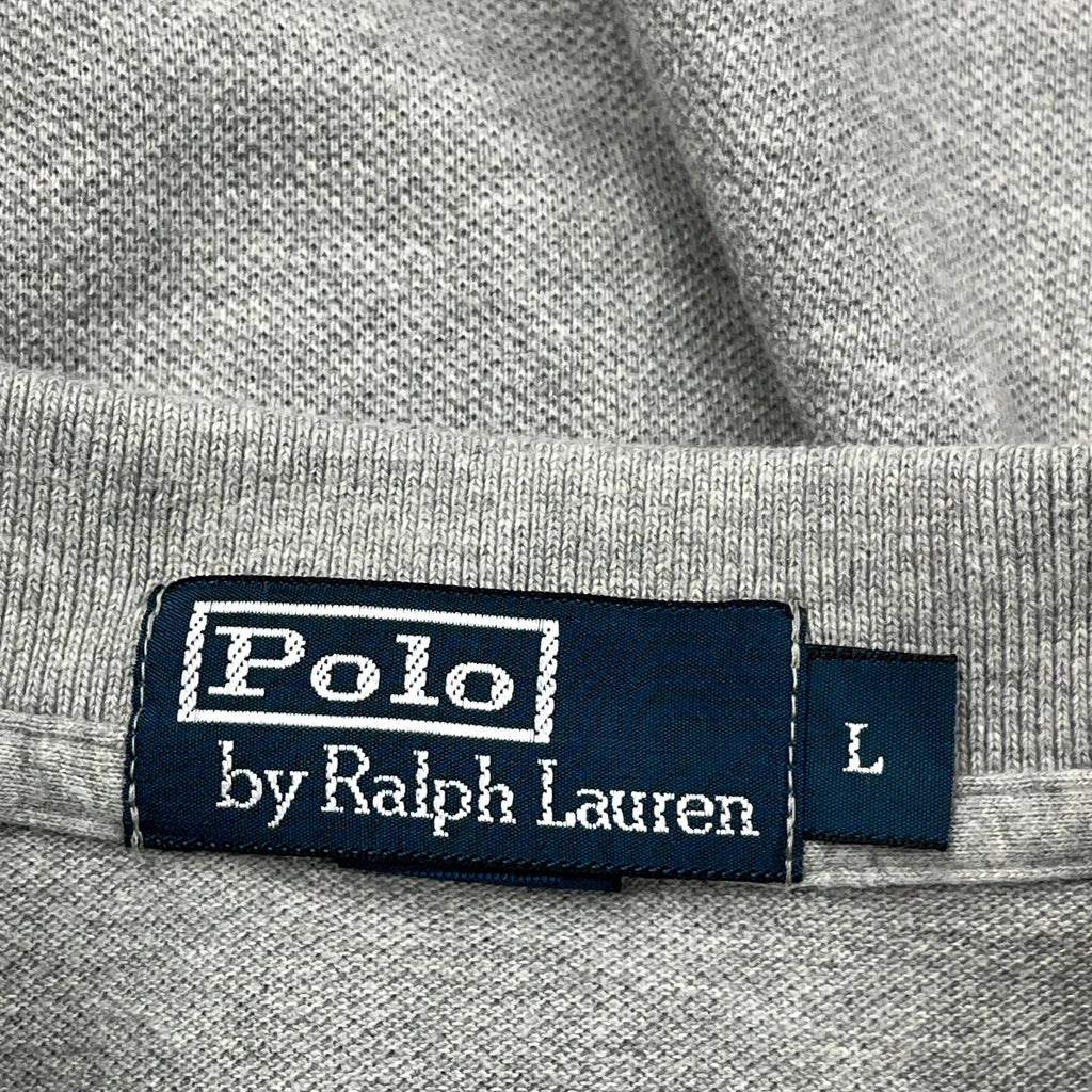 Polo By Ralph Lauren Polo Shirt - Large Grey Cotton - Image 3