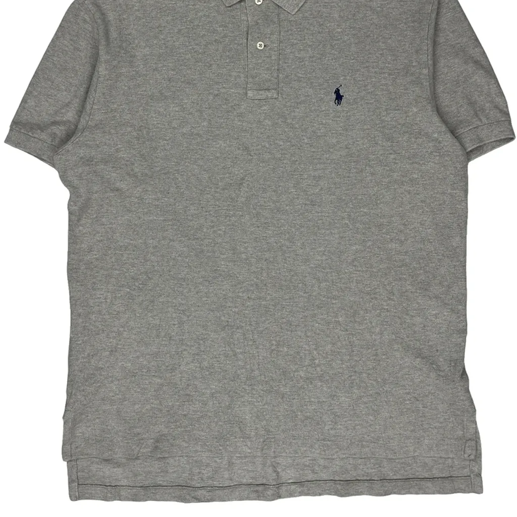 Polo By Ralph Lauren Polo Shirt - Large Grey Cotton - Image 5
