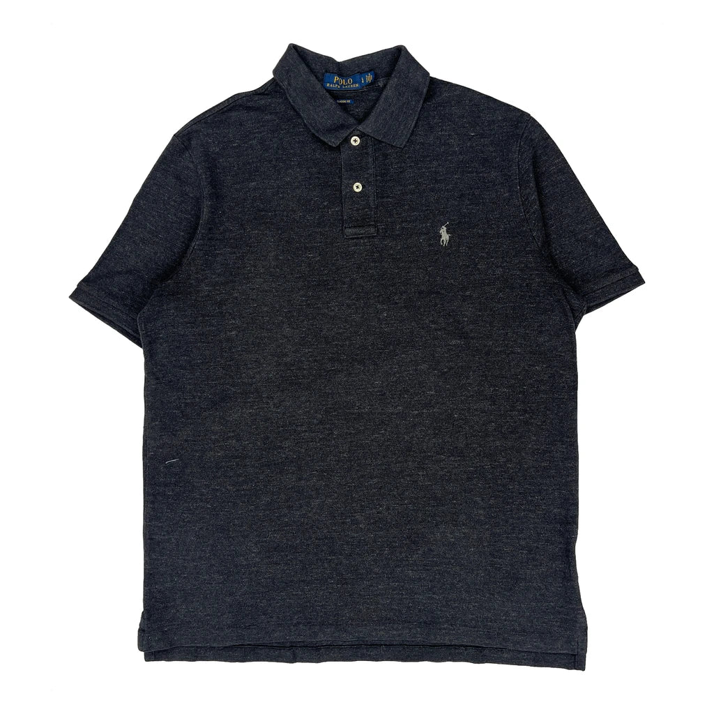 Polo By Ralph Lauren Polo Shirt - Large Grey Cotton - Image 2
