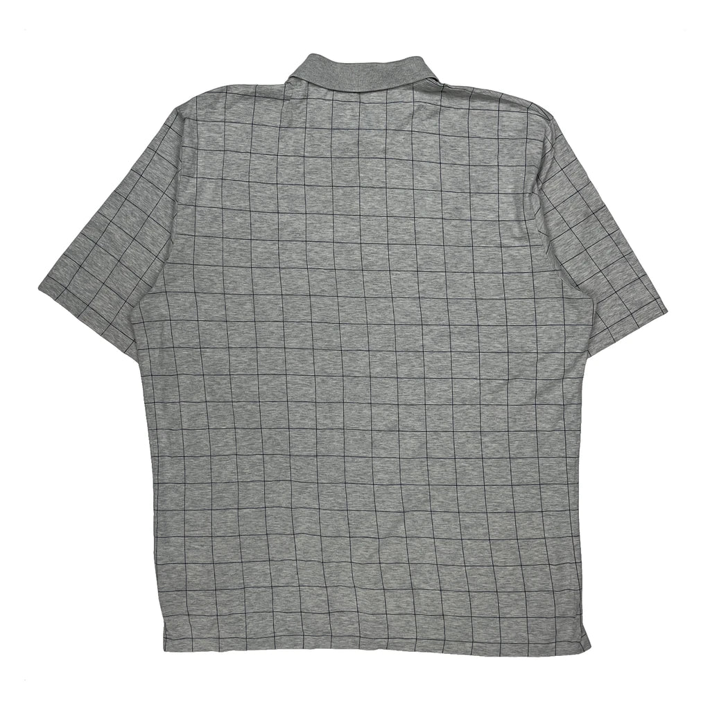 Polo By Ralph Lauren Checked Polo Shirt - Large Grey Cotton - Image 2