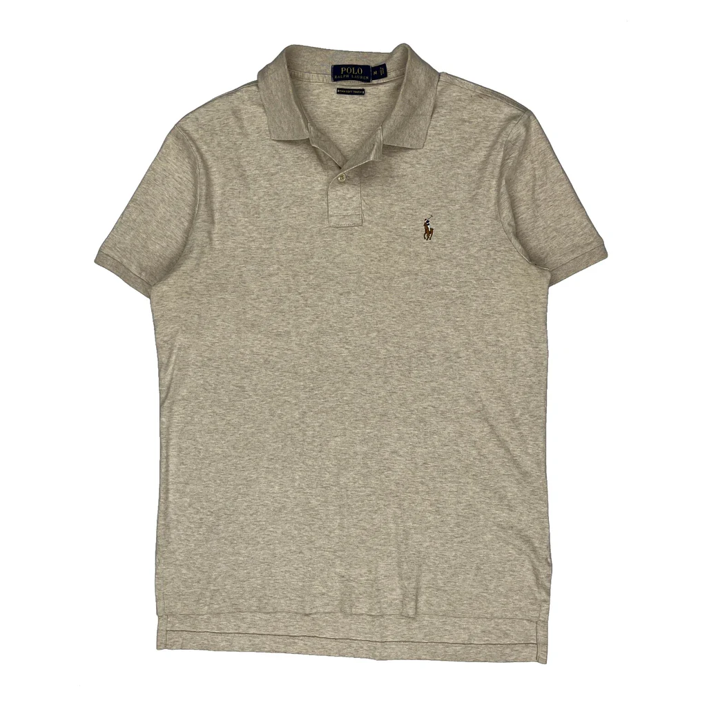 Polo By Ralph Lauren Polo Shirt - Medium Grey Cotton