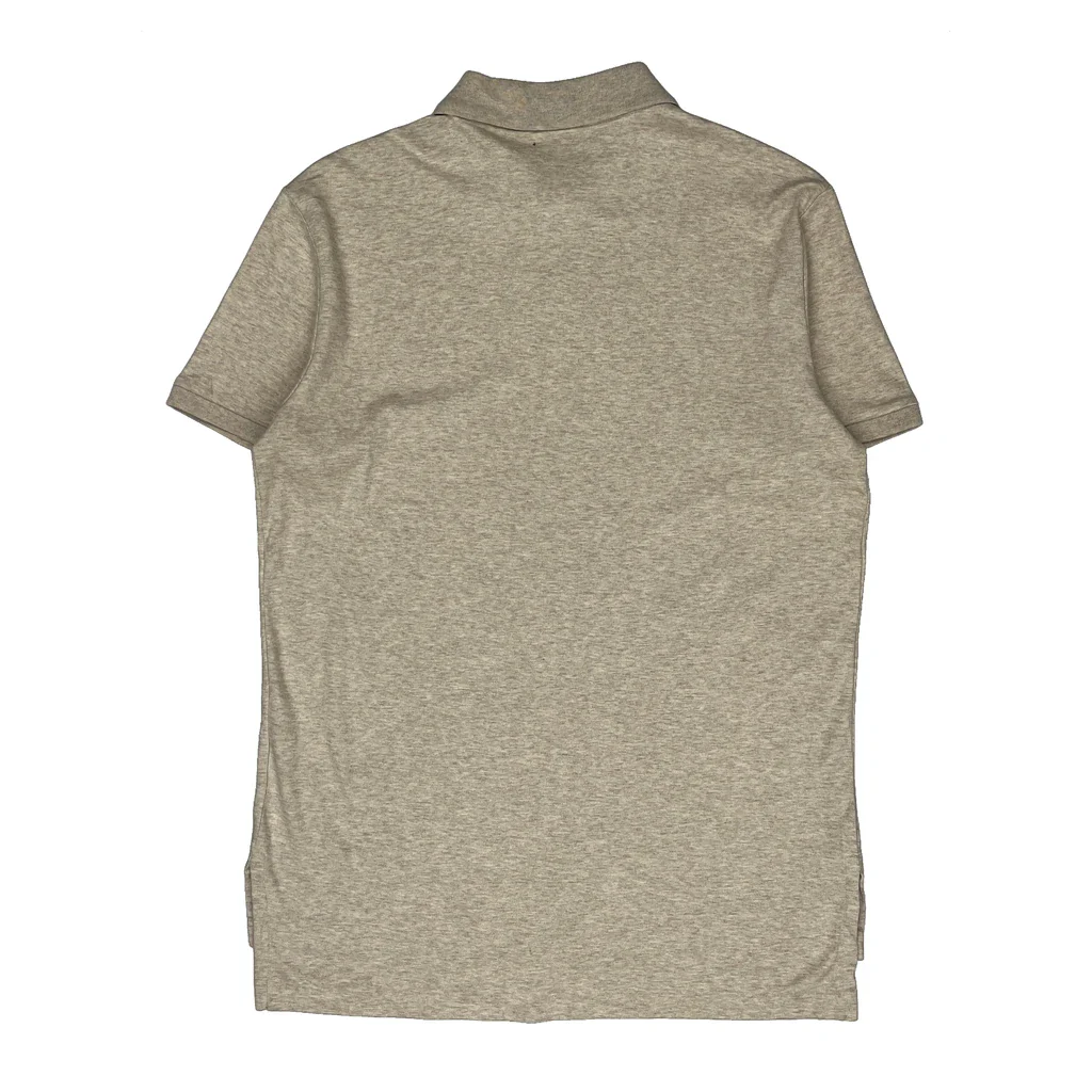 Polo By Ralph Lauren Polo Shirt - Medium Grey Cotton - Image 2