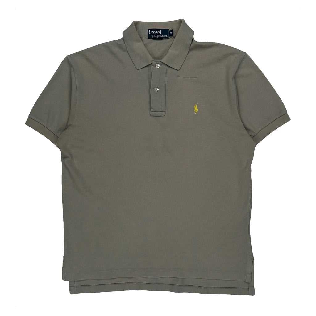Polo By Ralph Lauren Polo Shirt - Medium Grey Cotton