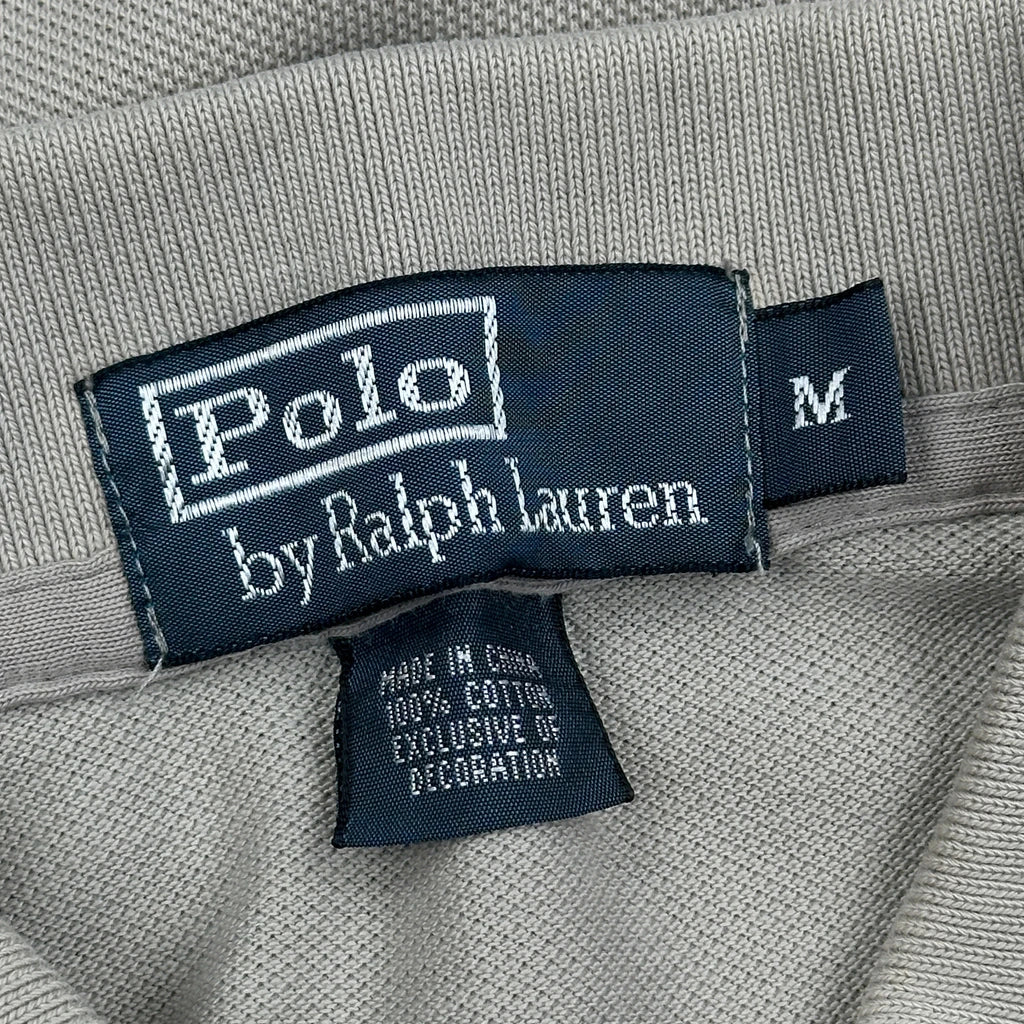 Polo By Ralph Lauren Polo Shirt - Medium Grey Cotton - Image 3