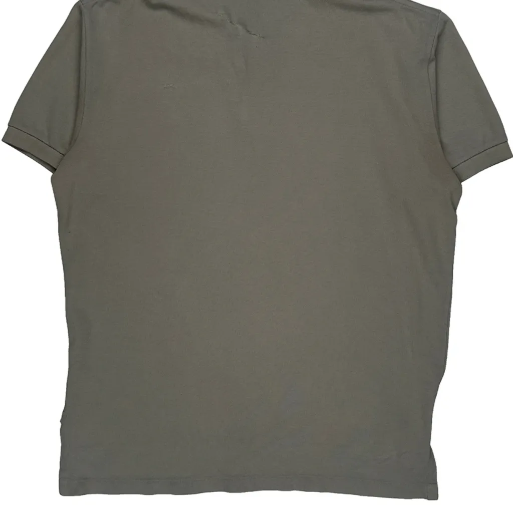 Polo By Ralph Lauren Polo Shirt - Medium Grey Cotton - Image 7