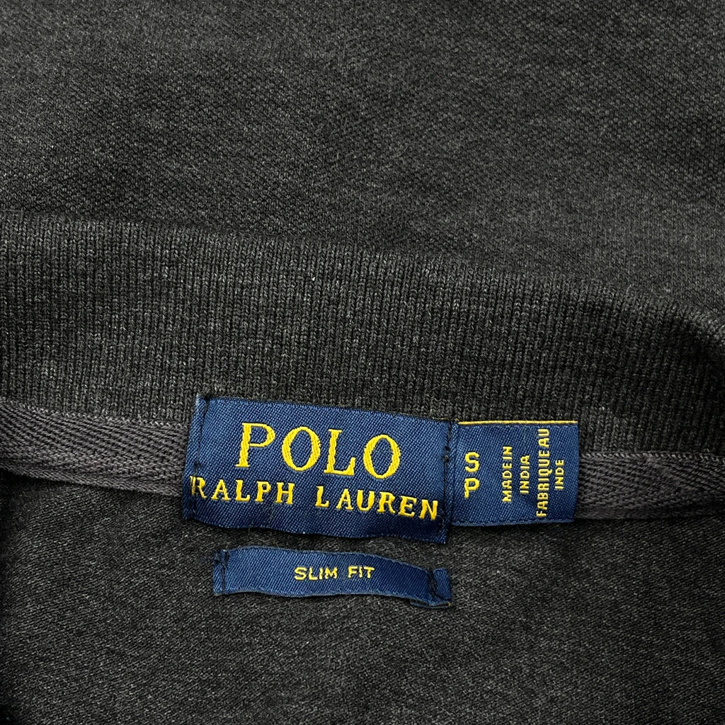 Polo By Ralph Lauren Slim Fit Polo Shirt - Small Grey Cotton - Image 3